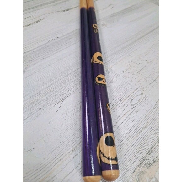 The Nightmare Before Christmas 16" Wooden Drumsticks x2 Disney Jack Skellington - Picture 8 of 11